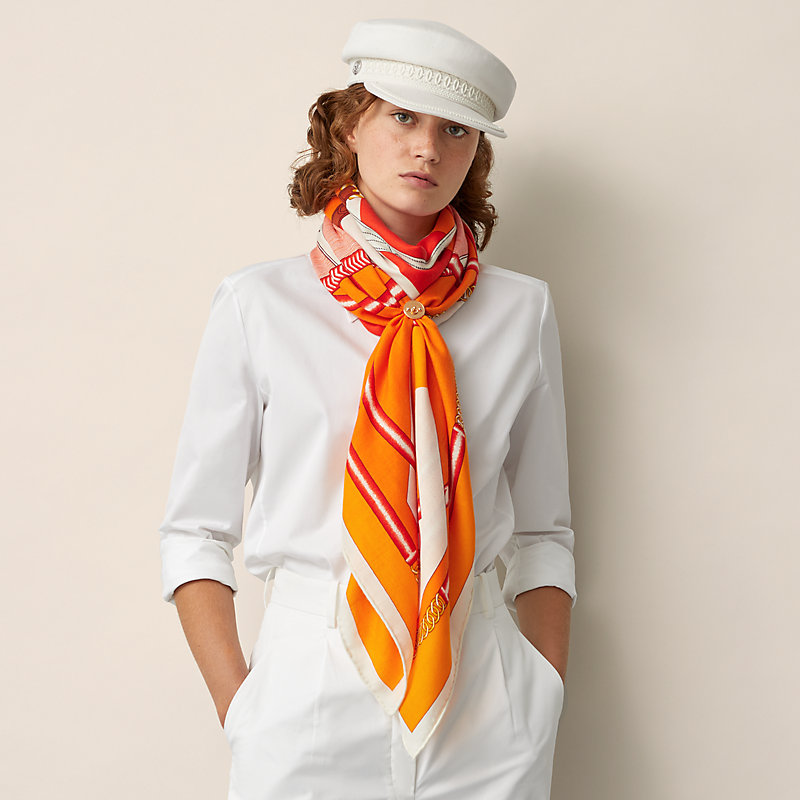 エルメス ストール 140 カシシル parcours sans flute Parcours Sans Faute shawl 140 | Hermès UAE